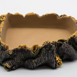 PR Rustic Bark Corner Dish 20.5x20x4.5cm WPE610