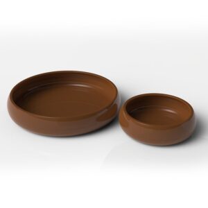 Mealworm Dish Earth Brown 75mm, WPM001